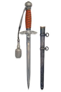 A GERMAN WORLD WAR TWO TYPE 2 DRESS DAGGER FOR THE LUFTWAFFE - SMF SOLINGEN