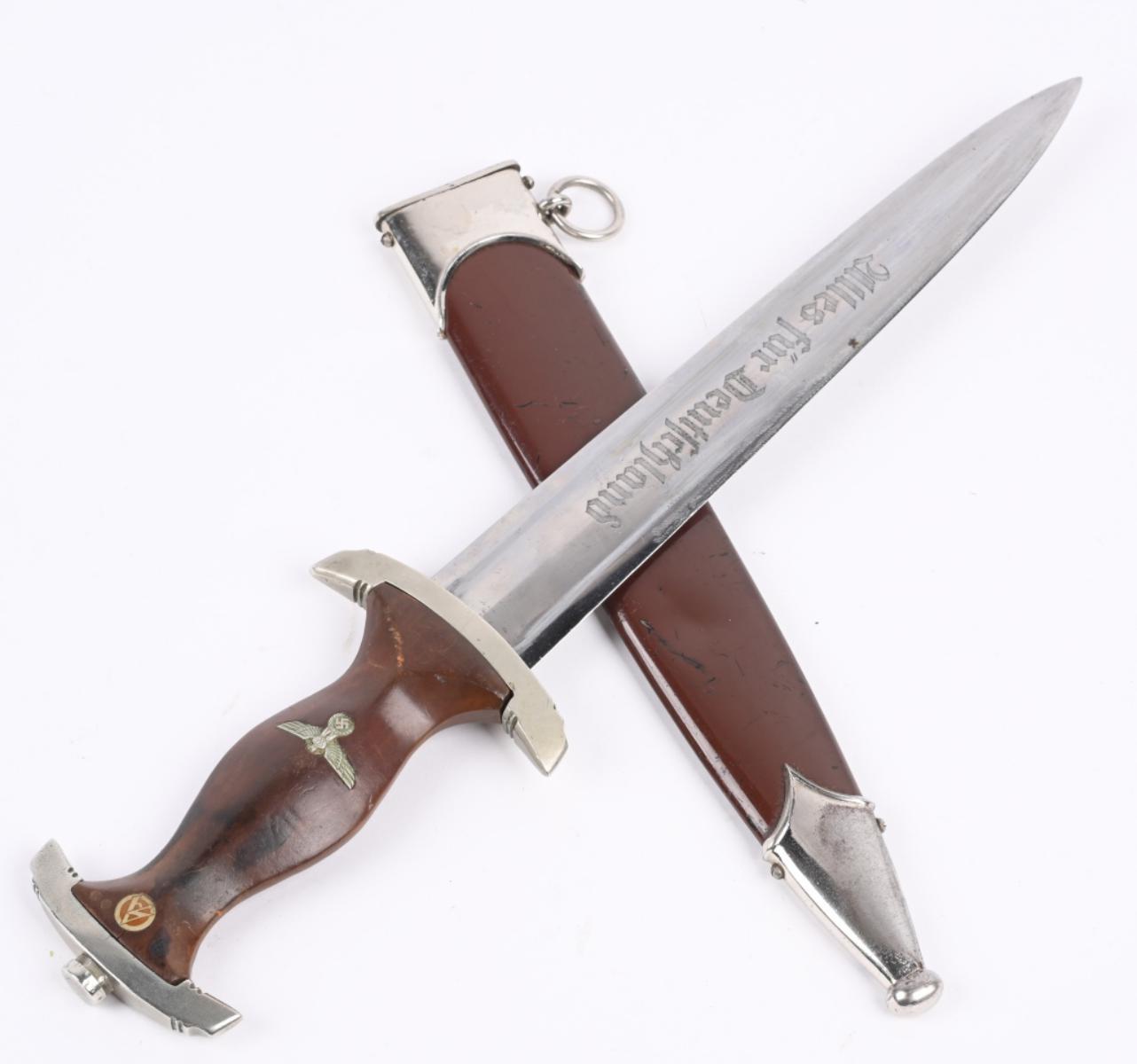WWII NAZI GERMAN SA M33 DAGGER GROUND Röhm