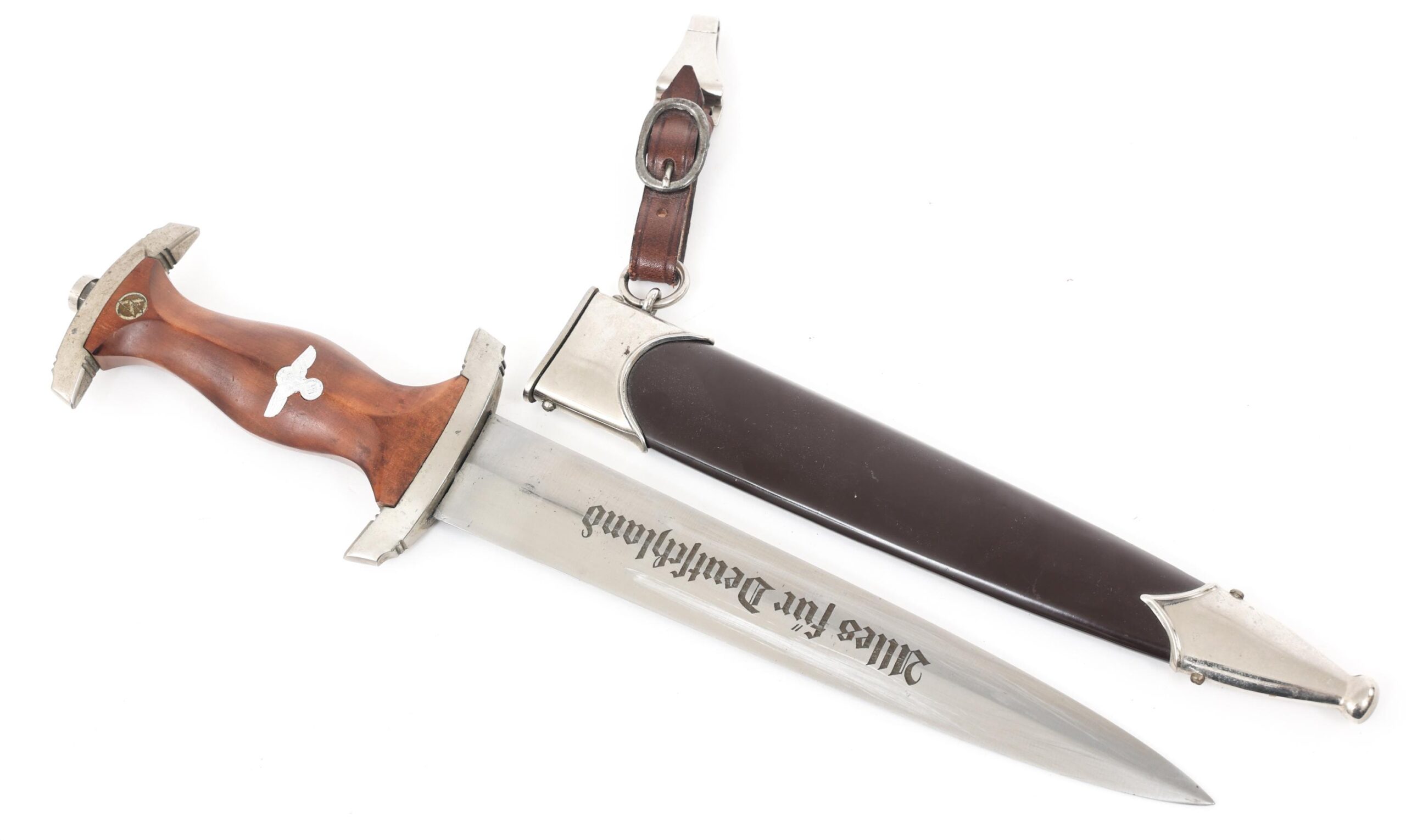 WWII GERMAN THIRD REICH SA DRESS DAGGER RZM M7/42