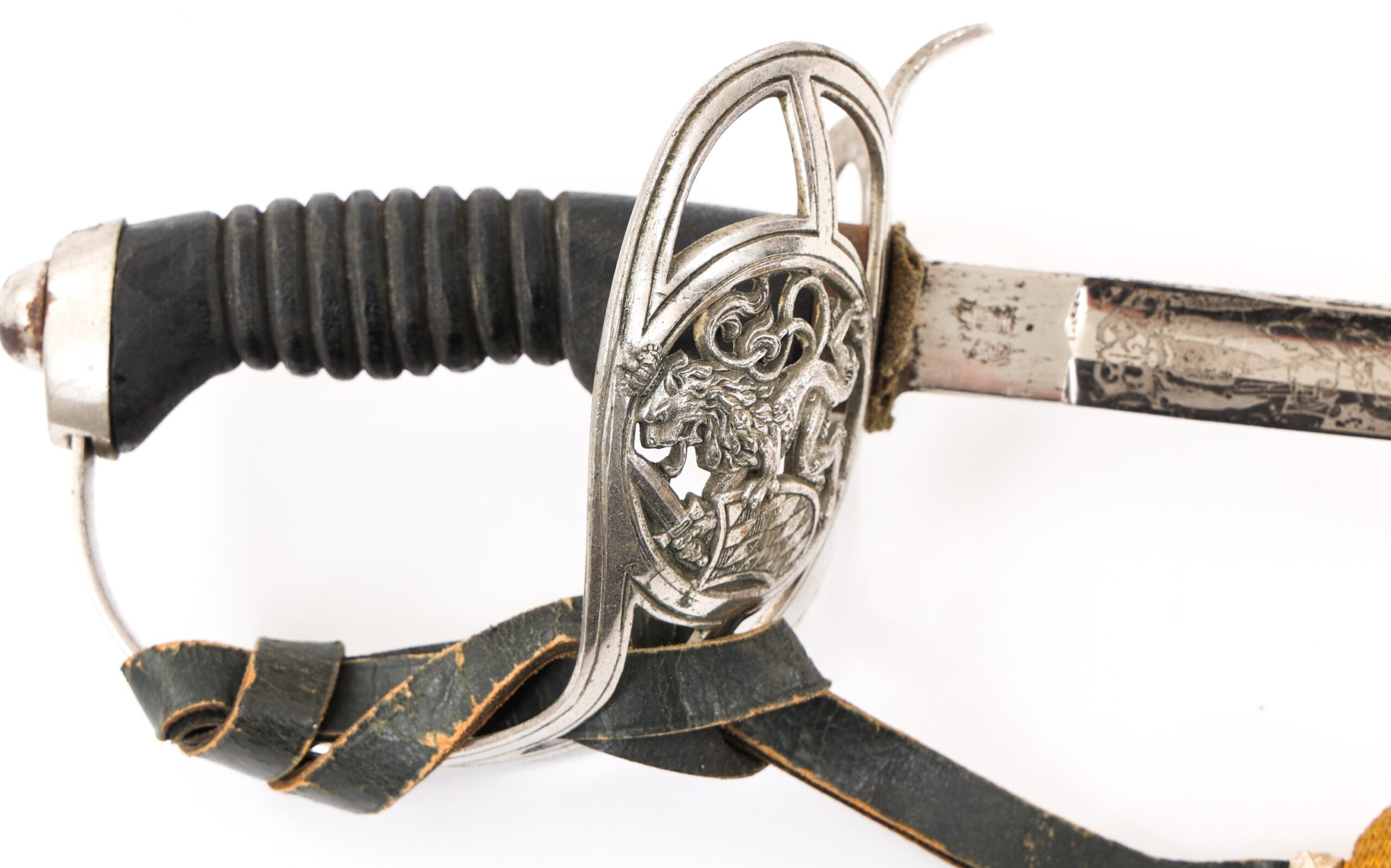 WW1 IMPERIAL GERMAN 1st BAVARIAN ULAN REGIMENT SWORD, Famous Regiment Etched - Image 9