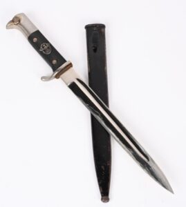 WW2 German Third Reich long model police bayonet - E Pack and Sohne Private Purchase