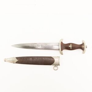 Exceedingly Rare WW2 German W. Krieger Early SA M33 Dagger
