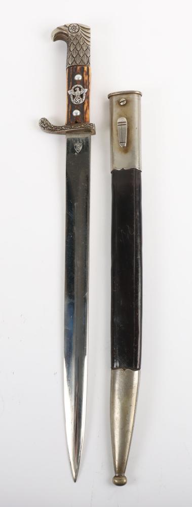 WW2 German Third Reich Police Bayonet - Clemen and Jung Solingen - Image 3