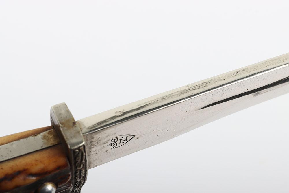 WW2 German Third Reich Police Bayonet - Clemen and Jung Solingen - Image 7