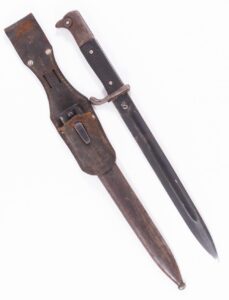 WWII GERMAN MAUSER K98 BAYONET WEYERSBERG W SCABBARD AND FROG