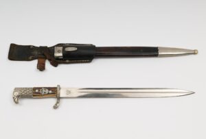 WWII Stag Handled German Police Dress Bayonet