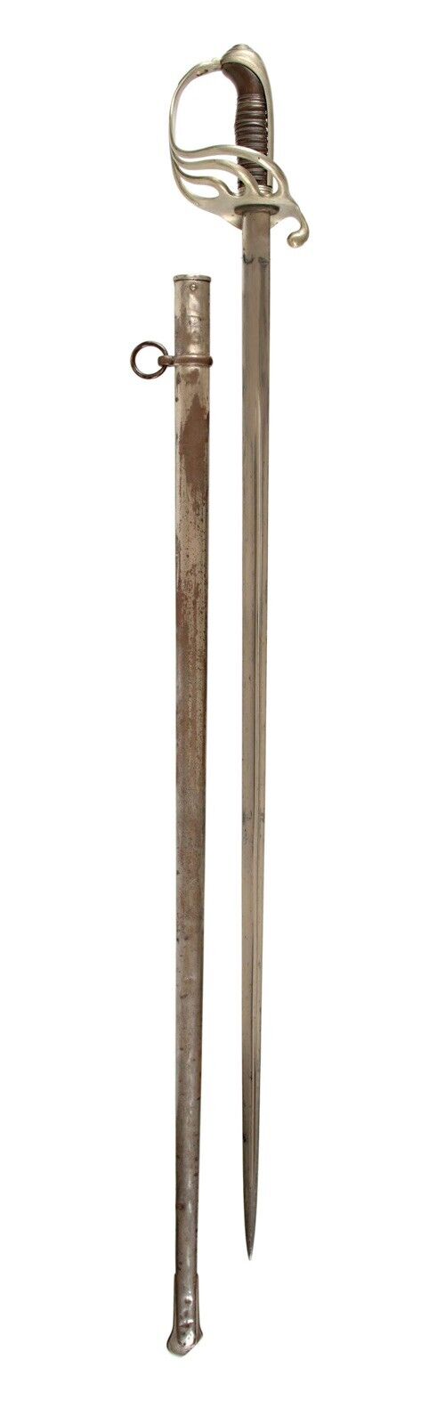 WW1 French Infantry Officers Sword - Marked Rapier Blade - Third Republic M1882 - Image 9