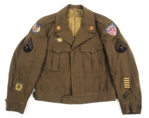 WWII US ARMY 8th AIR FORCE IKE JACKET Regiment - Unit Marked Strategic Air Force
