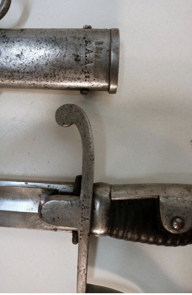 WW1 IMPERIAL GERMAN CAVALRY SWORD MATCHING REGIMENT NUMBERS. Rare maker! - Image 10