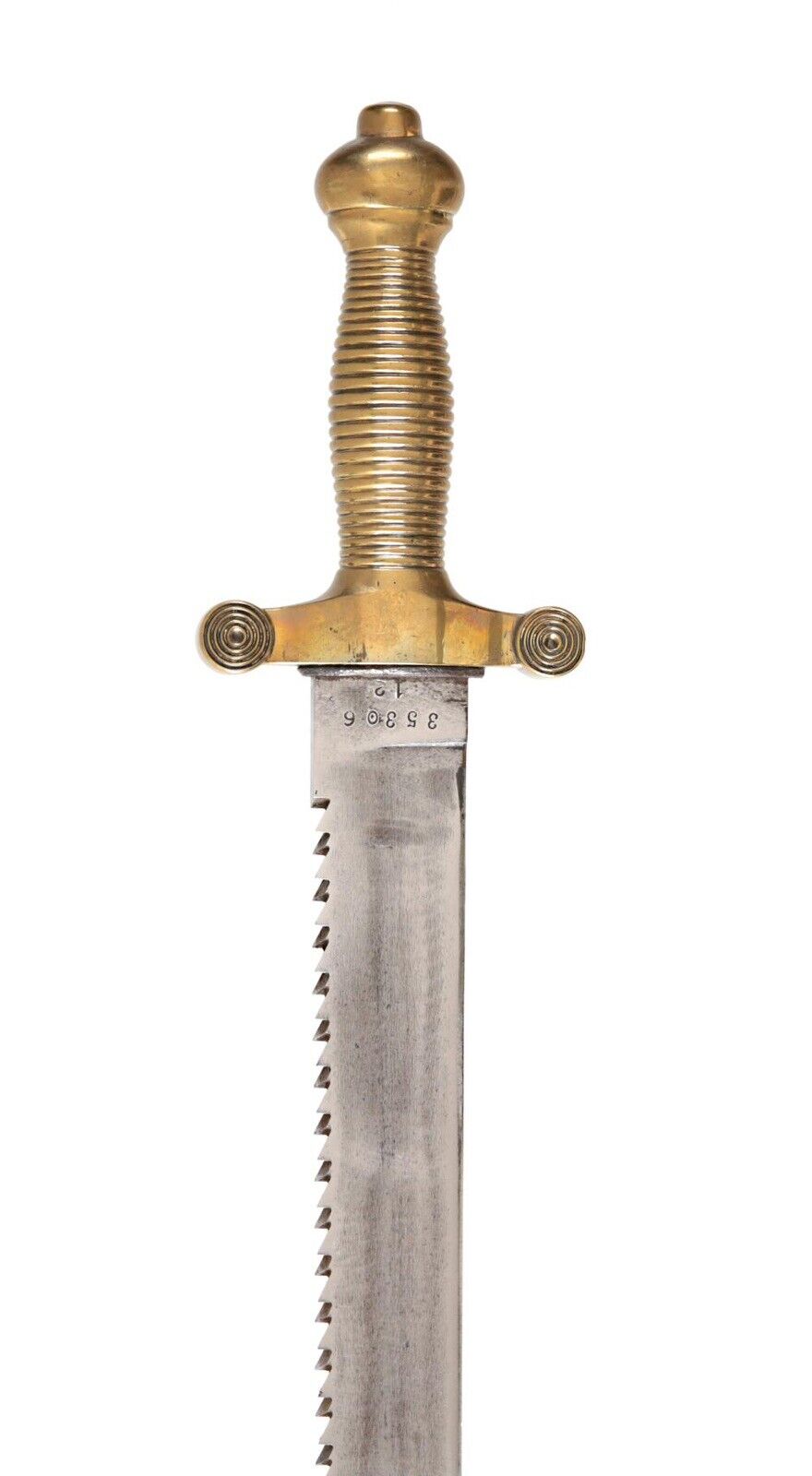 World War 1 Imperial German Sawback Sword M1842 Waffenfabrik Rare - Image 11