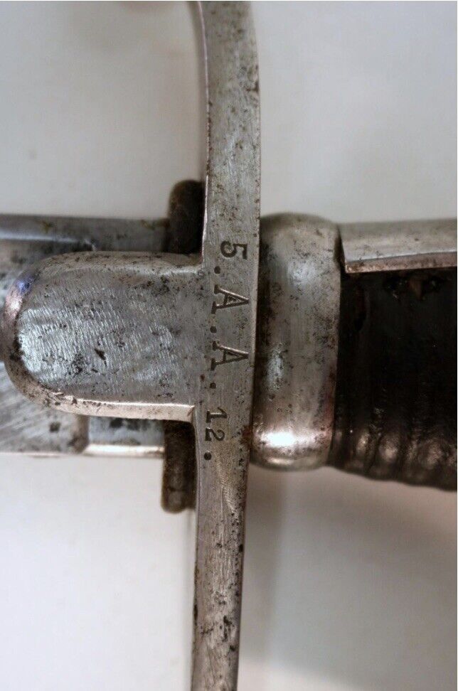 WW1 IMPERIAL GERMAN CAVALRY SWORD MATCHING REGIMENT NUMBERS. Rare maker! - Image 2