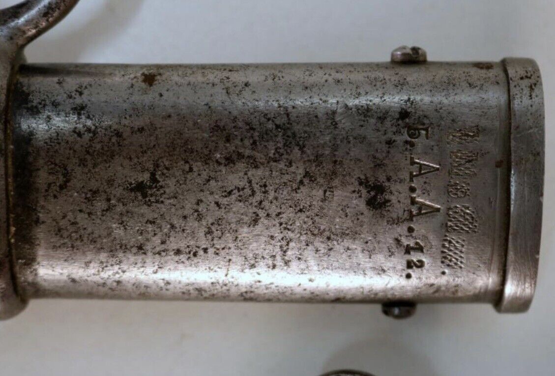 WW1 IMPERIAL GERMAN CAVALRY SWORD MATCHING REGIMENT NUMBERS. Rare maker! - Image 3