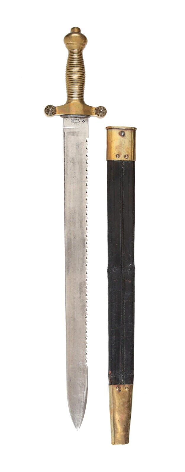 World War 1 Imperial German Sawback Sword M1842 Waffenfabrik Rare - Image 5