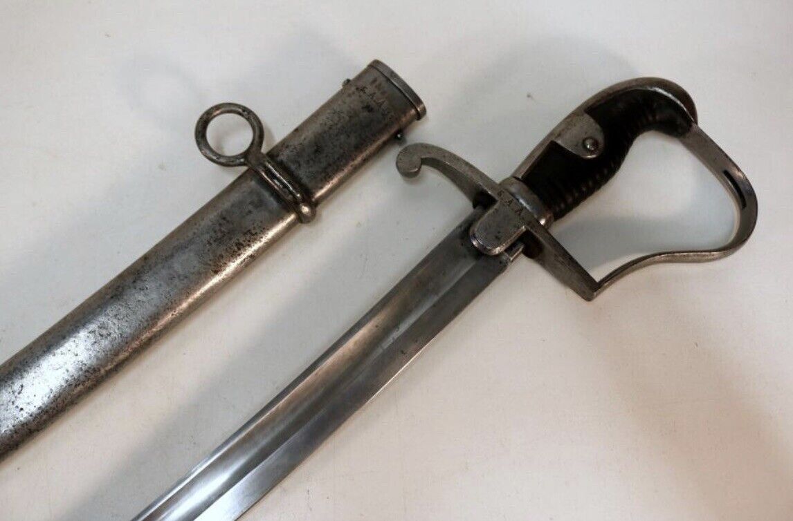 WW1 IMPERIAL GERMAN CAVALRY SWORD MATCHING REGIMENT NUMBERS. Rare maker! - Image 4