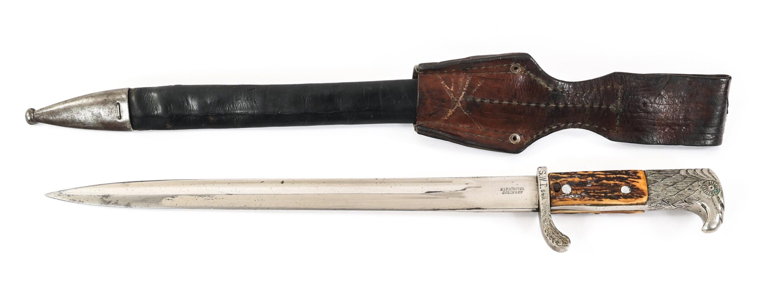 WWII GERMAN POLICE DRESS BAYONET By E & F HORSTER - Image 13