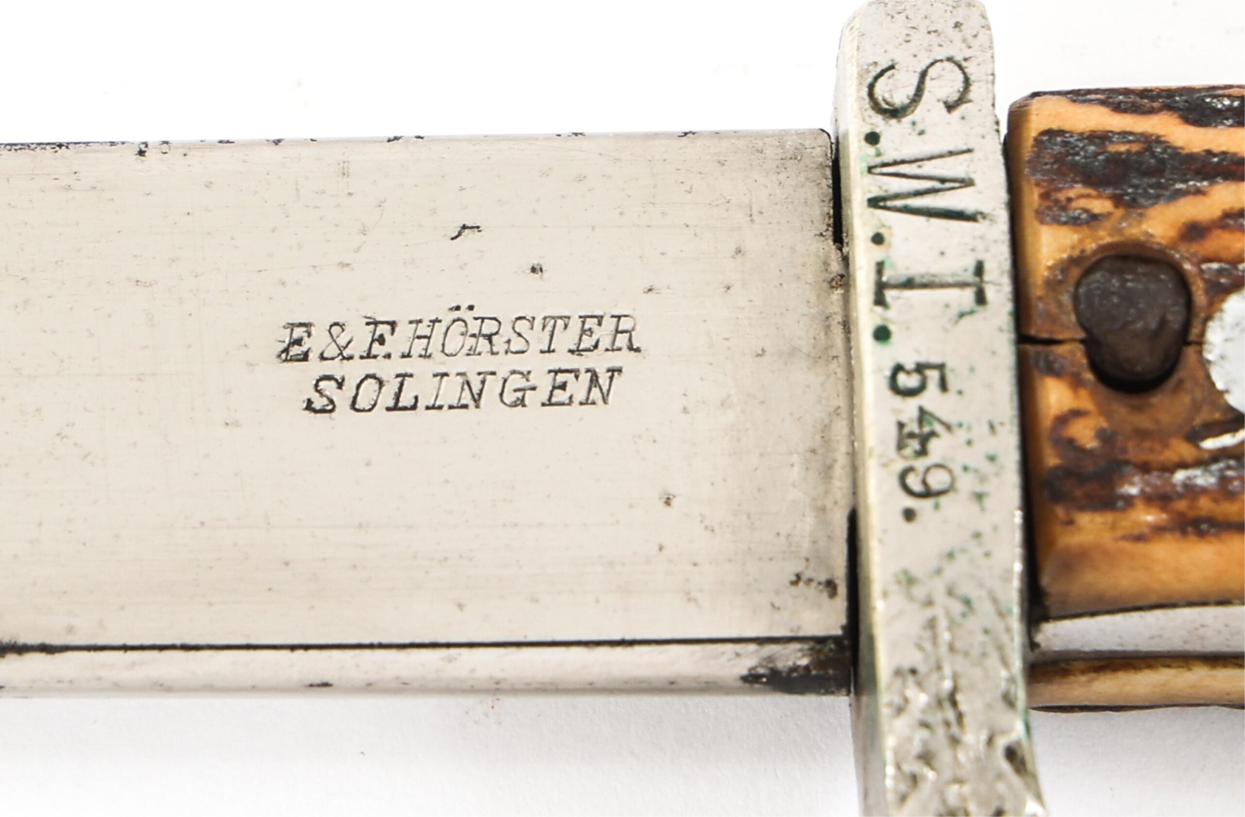 WWII GERMAN POLICE DRESS BAYONET By E & F HORSTER - Image 4