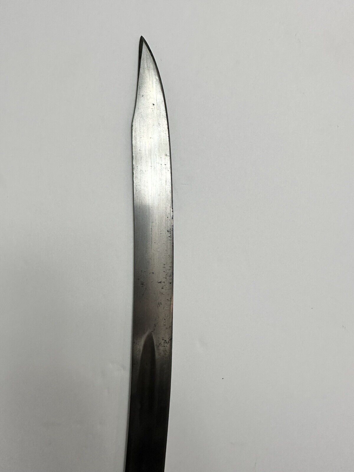 IMPERIAL GERMAN 8th (1st Rhenish) Field Artillery OFFICER SWORD ETCHED BLADE REGIMENTAL STAMP - Rare Clip Point Blade - Image 7