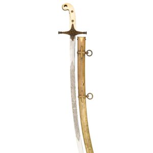 THE 1831 PATTERN MAMELUKE-HILTED GENERAL OFFICER’S SWORD OF A. FORDYCE, 78TH HIGHLANDERS, BY WILKINSON, NO. 18256 FOR 1872