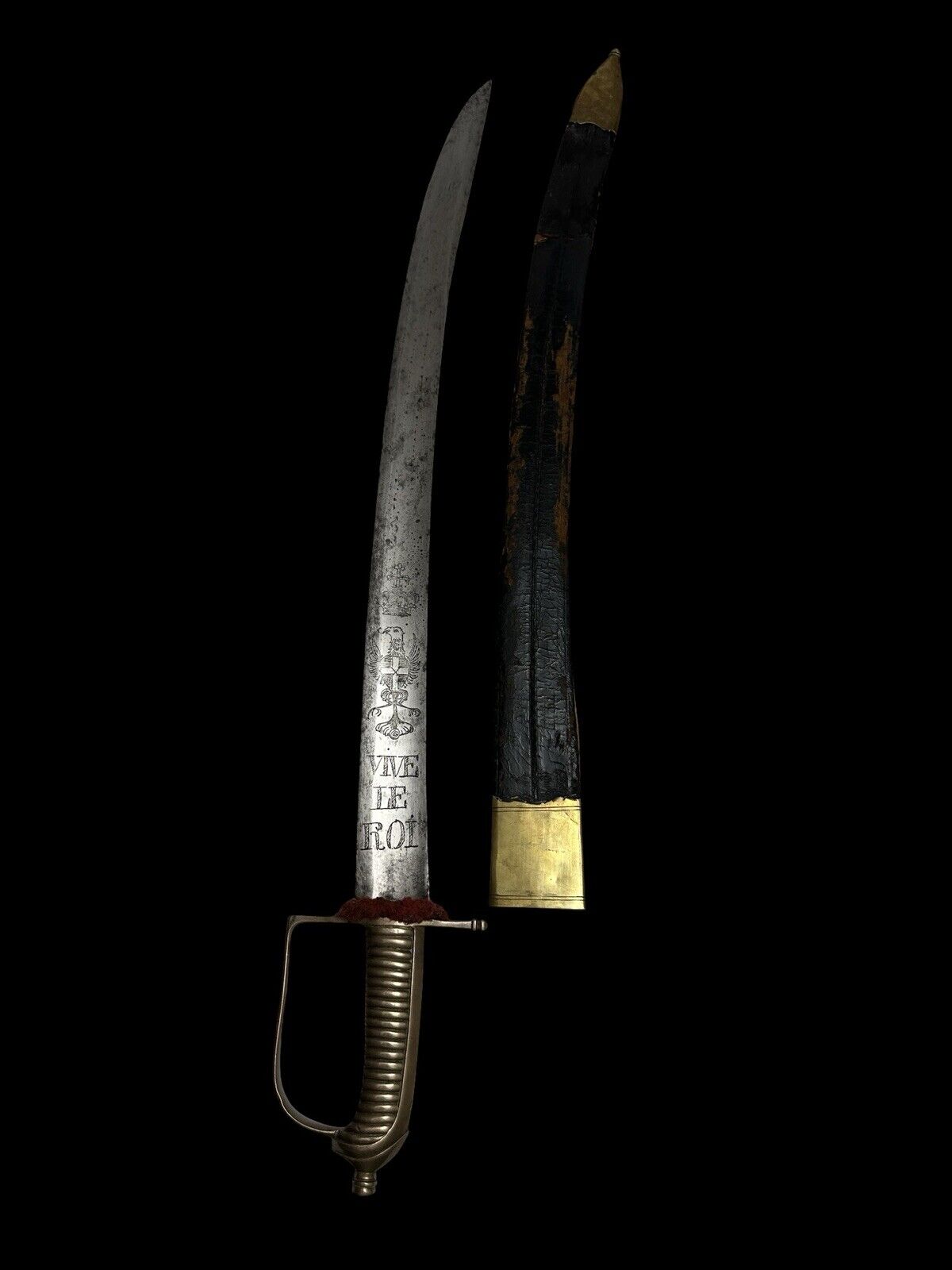 Napoleonic Wars Officers Sword Briquet - Italian House of Savoy - Image 3