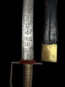 Napoleonic Wars Officers Sword Briquet - Italian House of Savoy