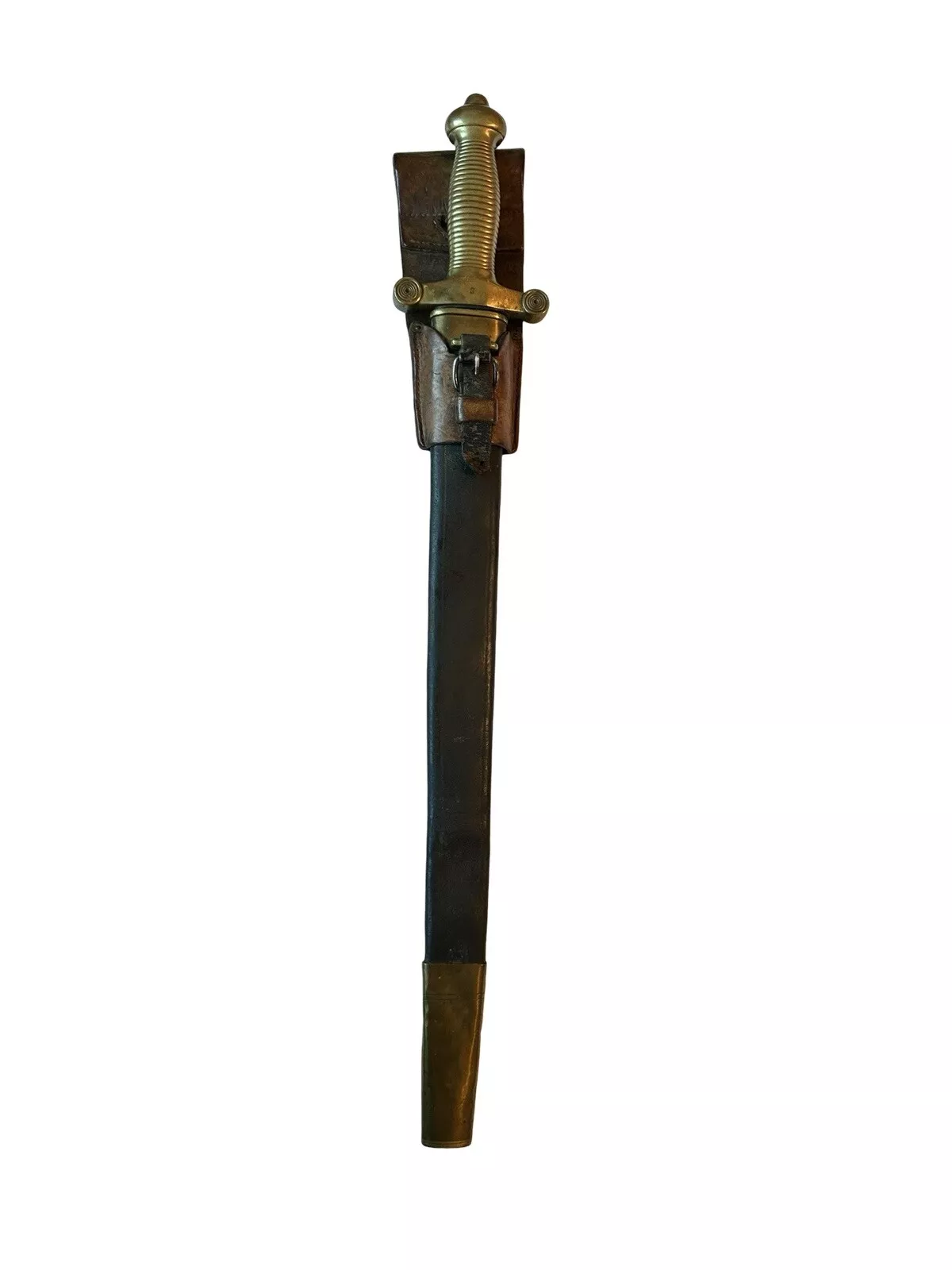 WW1 German Sawback Sword M1842/52 Pioneer Fascine Knife Regiment Marked - Image 8