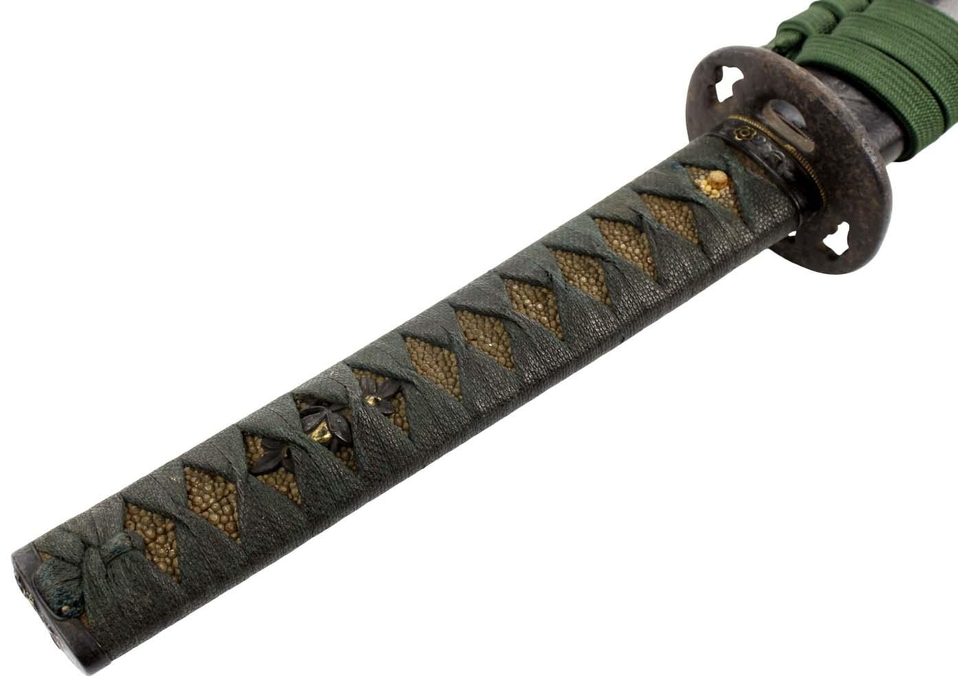 Antique 14th-15th Century Japanese Katana Uchigatana - Koto Era Sword in Marked Original Tsuba - Image 2