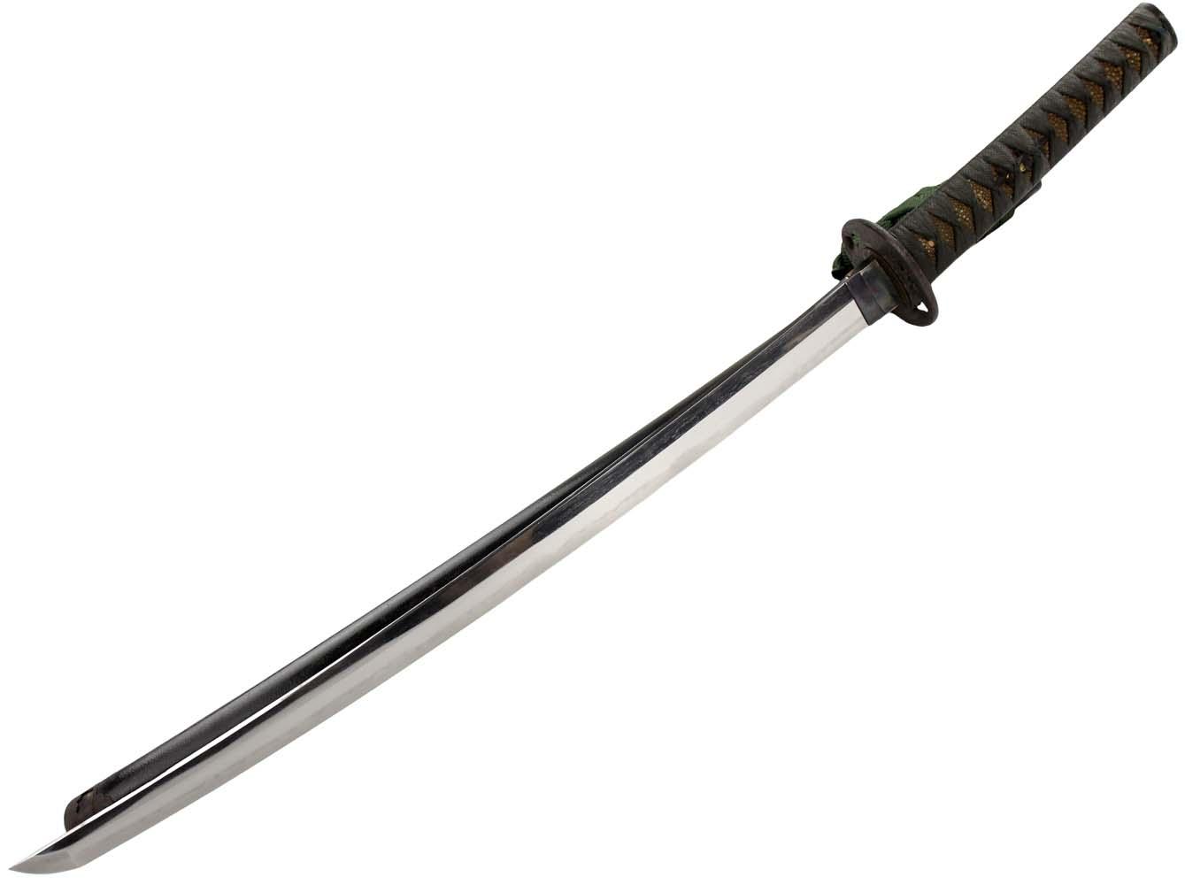 Antique 14th-15th Century Japanese Katana Uchigatana - Koto Era Sword in Marked Original Tsuba - Image 13