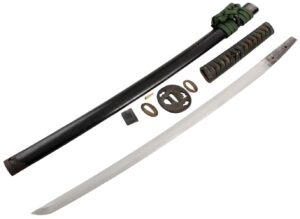 Antique 14th-15th Century Japanese Katana Uchigatana - Koto Era Sword in Marked Original Tsuba