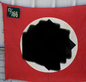 WWII German SA Sturmfahne – Unit 12/166 (Sturmabteilung Flag)