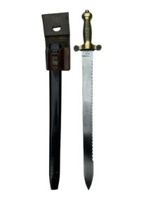 WW1 German Sawback Sword Fascine Knife - Swiss Made Waffenfabrik Pioneers M1842