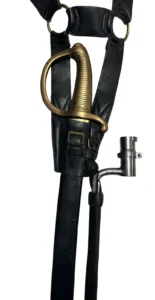 M1842 German Swiss artillery Sword And Bayonet Set With Belt - Gotthard Besteck