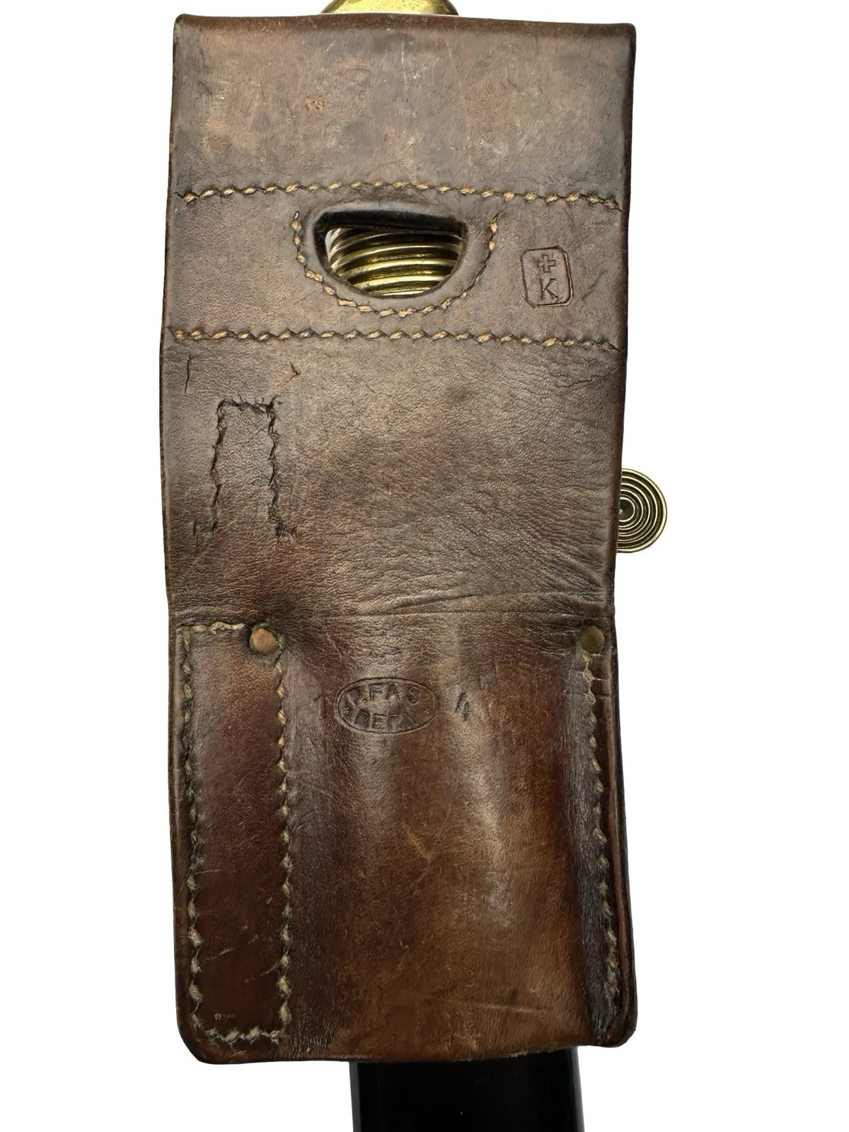 WW1 German Sawback Sword Fascine Knife - Swiss Made Waffenfabrik Pioneers M1842 - Image 5