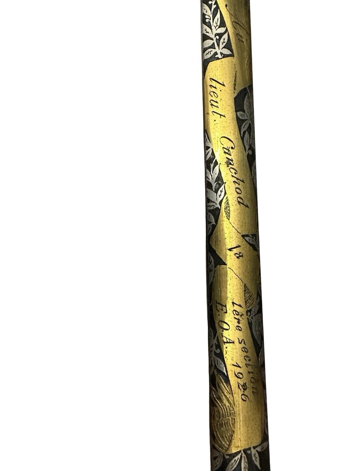 WW1- Swiss Officers M1899 Presentation Grade Sword - Officer Named - Gold Gilded - Image 8